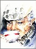 Sophie Bernard 
          Le Vieil Homme
          Aquarelle sur Papier
          300gr Grain Fin  
          N2 (26 x 36cm)