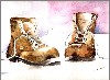 Sophie Bernard
          Une Paire de Brodequins
          Aquarelle sur Papier
          300gr Grain Fin 
          N5 (32 x 24 cm)