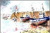 Sophie Bernard
          Un Petit Port
          Aquarelle sur Papier
          300gr Grain Torchon
          N9 (30 x 20cm)